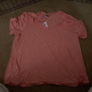 V-neck woman’s top trendy summer shirt